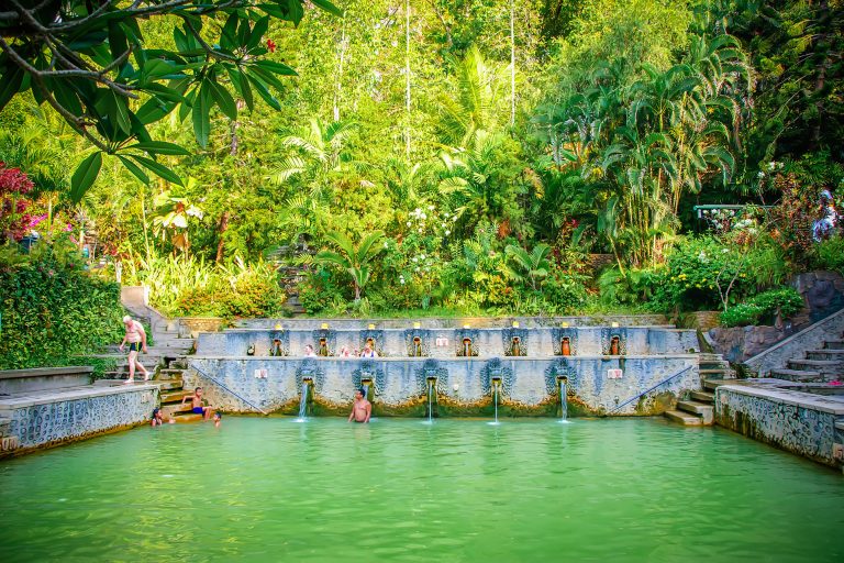 second hot pool (large-pool) Banjar Hot Spring Bali