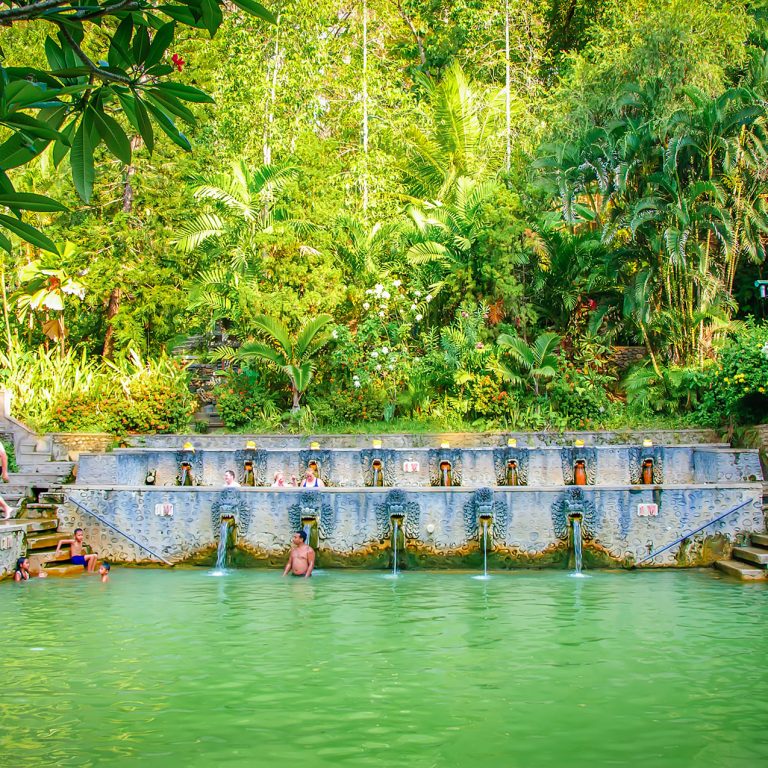 second hot pool (large-pool) Banjar Hot Spring Bali